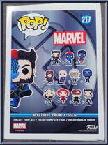Mystique from Marvel - Marvel Universe Pop! manufactured by Funko [Back]