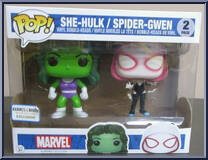 She-Hulk / Spider-Gwen from Marvel - Pop! Sets manufactured by Funko [Front]