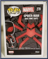 Spider-Man (Big Time Suit) from Marvel - Marvel Universe Pop! manufactured by Funko [Back]