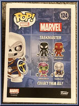 Taskmaster from Marvel - Marvel Universe Pop! manufactured by Funko [Back]