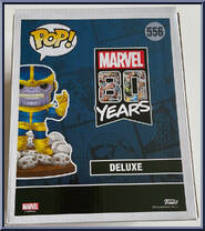 Thanos (Snapping) (Deluxe) from Marvel - 80 Years Pop! manufactured by Funko [Back]