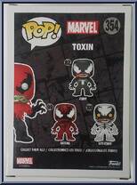 Toxin from Marvel - Marvel Universe Pop! manufactured by Funko [Back]