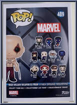 Wade Wilson (Weapon XI) from Marvel - Marvel Universe Pop! manufactured by Funko [Back]