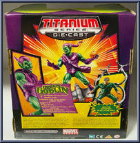 Green Goblin from Marvel - Titanium Series (Die-Cast) manufactured by Galoob [Back]