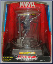 Spider-Man (Purple / Silver) from Marvel - Titanium Series (Die-Cast) manufactured by Galoob [Front]