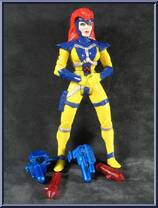 Jean Grey from Marvel - Hall of Fame - She-Force - Series 1 manufactured by Toy Biz [Loose]