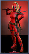 Ladypool from Marvel - Deadpool & Wolverine manufactured by Hot Toys [Loose]