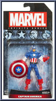 Captain America from Marvel - Infinite Series - Wave 1 manufactured by Hasbro [Front]