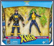 Havok / Polaris from Marvel Legends - 80th Anniversary Series - Multi-Packs manufactured by Hasbro [Front]