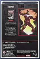 Iron Man from Marvel Legends - 80th Anniversary Series - Basic Series manufactured by Hasbro [Back]