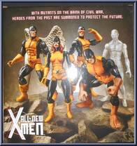 All New X-Men from Marvel Legends - Exclusives manufactured by Hasbro [Back]