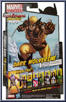 Dark Wolverine from Marvel Legends - Arnim Zola Series manufactured by Hasbro [Back]