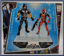 Deadpool (Blue) / Warpath from Marvel Legends - Twin Packs - Series 3 manufactured by Hasbro [Back]