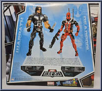 Deadpool (Red) / Warpath from Marvel Legends - Twin Packs - Series 3 manufactured by Hasbro [Back]