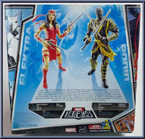Elektra / Ronin from Marvel Legends - Twin Packs - Series 1 manufactured by Hasbro [Back]