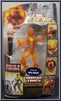 Human Torch from Marvel Legends - Ares Series manufactured by Hasbro [Front]