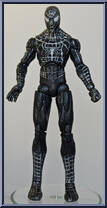 Spider-Man (Black Suited) from Marvel Legends - Sandman Series manufactured by Hasbro [Loose]