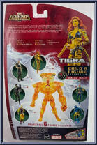 Tigra from Marvel Legends - Nemesis Series manufactured by Hasbro [Back]