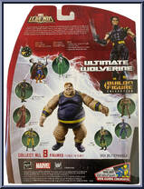 Wolverine (Ultimate) from Marvel Legends - Blob Series manufactured by Hasbro [Back]