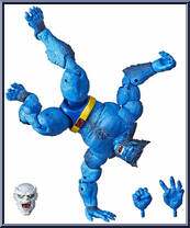 Beast from Marvel Legends - Infinite Series - Caliban Series manufactured by Hasbro [Loose]