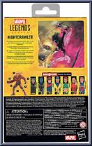 Nightcrawler (Uncanny X-Force) from Marvel Legends - Infinite Series - Nemesis Series manufactured by Hasbro [Back]