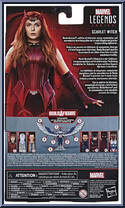 Scarlet Witch from Marvel Legends - Infinite Series - Captain America Series manufactured by Hasbro [Back]
