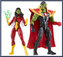 Skrull Queen / Super-Skrull from Marvel Legends - Infinite Series - Avengers - Beyond Earth's Mightiest manufactured by Hasbro [Loose]