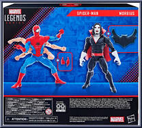 Spider-Man / Morbius from Marvel Legends - Infinite Series - Exclusives manufactured by Hasbro [Back]