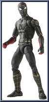 Spider-Man (Black & Gold Suit) from Marvel Legends - Infinite Series - Armadillo Series manufactured by Hasbro [Loose]