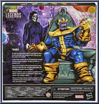 Thanos from Marvel Legends - Infinite Series - Deluxe manufactured by Hasbro [Back]