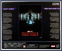 Happy Hogan / Iron Man Mark XXI from Marvel Legends - Infinity Saga - Iron Man 3 manufactured by Hasbro [Back]