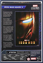 Iron Man (Mark II) from Marvel Legends - Infinity Saga - Iron Man manufactured by Hasbro [Back]