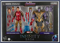 Iron Man Mark LXXXV / Thanos from Marvel Legends - Infinity Saga - Avengers - Endgame manufactured by Hasbro [Front]