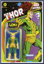 Loki from Marvel Legends - Retro - Basic Series manufactured by Hasbro [Front]