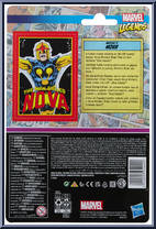Nova from Marvel Legends - Retro - Basic Series manufactured by Hasbro [Back]