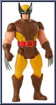 Wolverine (Brown) from Marvel Legends - Retro - Basic Series manufactured by Hasbro [Loose]