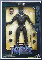 Black Panther from Marvel Legends Series - 12" Scale manufactured by Hasbro [Front]