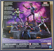 Guardians of the Galaxy 5-Pack from Marvel Legends Series - Exclusives manufactured by Hasbro [Back]