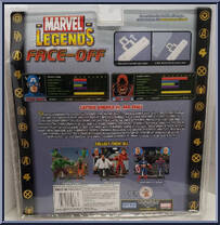 Captain America vs Red Skull from Marvel Legends - Face Off Sets - Series 1 manufactured by Toy Biz [Back]
