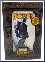 Wolverine from Marvel Legends - Icons - Series 1 manufactured by Toy Biz [Back]