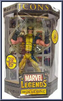 Wolverine from Marvel Legends - Icons - Series 1 manufactured by Toy Biz [Front]
