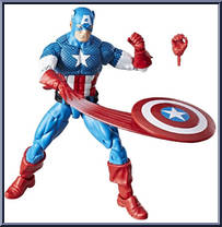 Captain America from Marvel Legends - Vintage - Super Heroes manufactured by Hasbro [Loose]