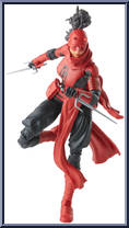 Elektra Natchios Daredevil from Marvel Legends - Vintage - Spider-Man manufactured by Hasbro [Loose]