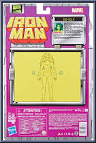 She-Hulk from Marvel Legends - Vintage - Iron Man manufactured by Hasbro [Back]