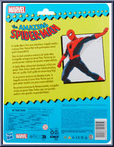 Spider-Man (Web Wings) from Marvel Legends - Vintage - Super Heroes manufactured by Hasbro [Back]