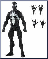 Spider-Man (Black Suit) from Marvel Legends - Vintage - Spider-Man manufactured by Hasbro [Loose]