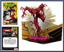 Carnage (The Amazing Spider-Man #362) from Marvel - Posed Figures manufactured by McFarlane [Loose]