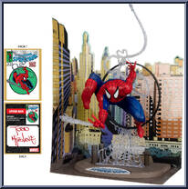 Spider-Man (Amazing Spider-Man #301) (Gold Label) from Marvel - Posed Figures manufactured by McFarlane [Loose]
