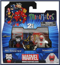 Mr. Sinister (Age of Apocalypse) / Nimrod from Marvel Minimates - Wave 41 manufactured by Diamond Select [Front]