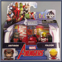 Ant-Man / Falcon from Marvel Minimates - Walgreens - Wave  3 manufactured by Diamond Select [Front]